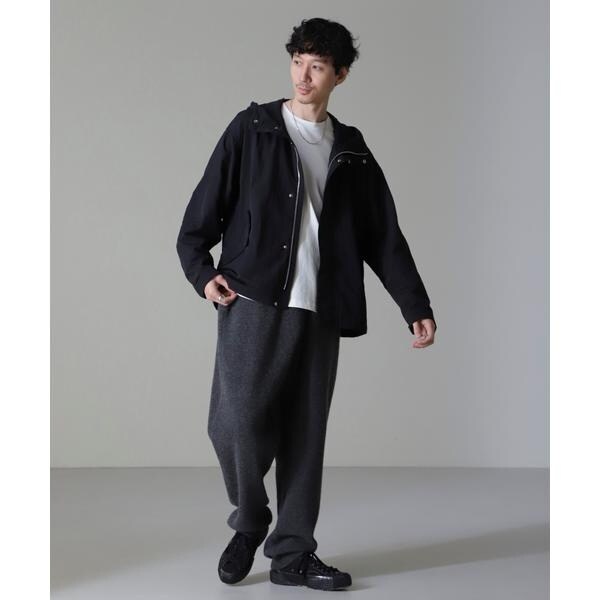 ナノユニバース　HOTPIA ショートモッズコート ウェザークロスショートモッズブルゾン