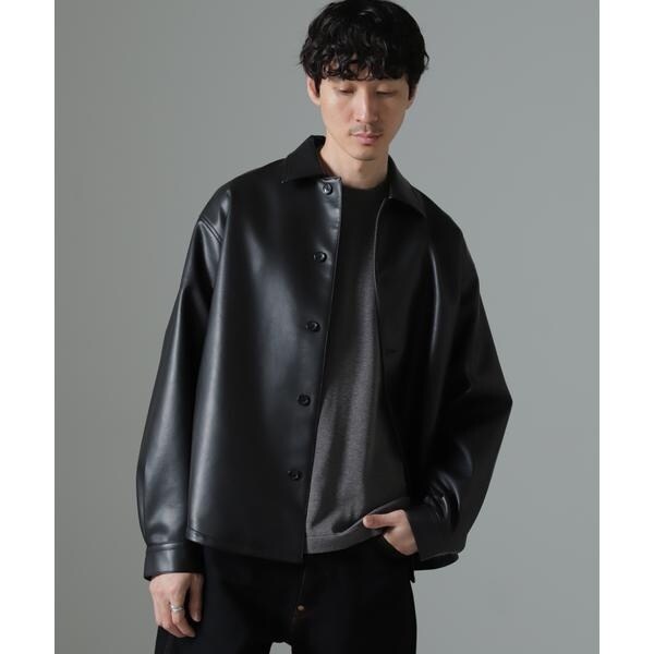 フェイクレザーCPOジャケット | ナノユニバース(NANO universe