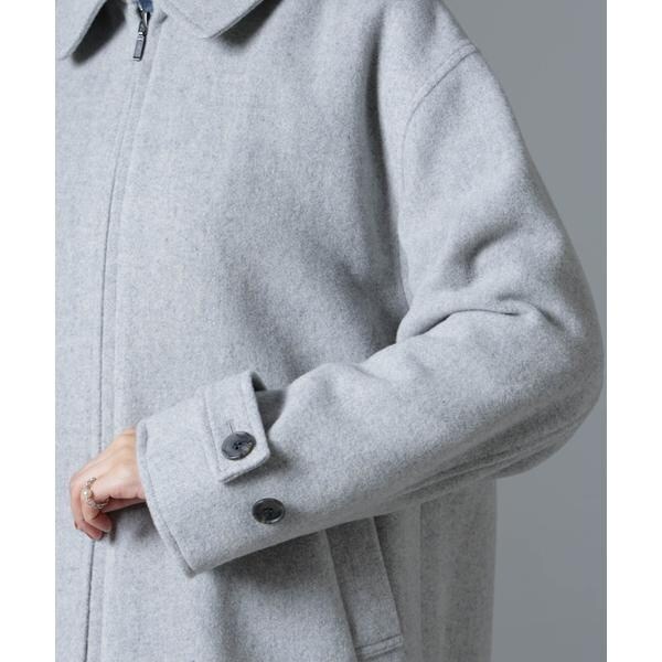 NANO universe ZIPミドルコート　ミント ZIP ミドル コート