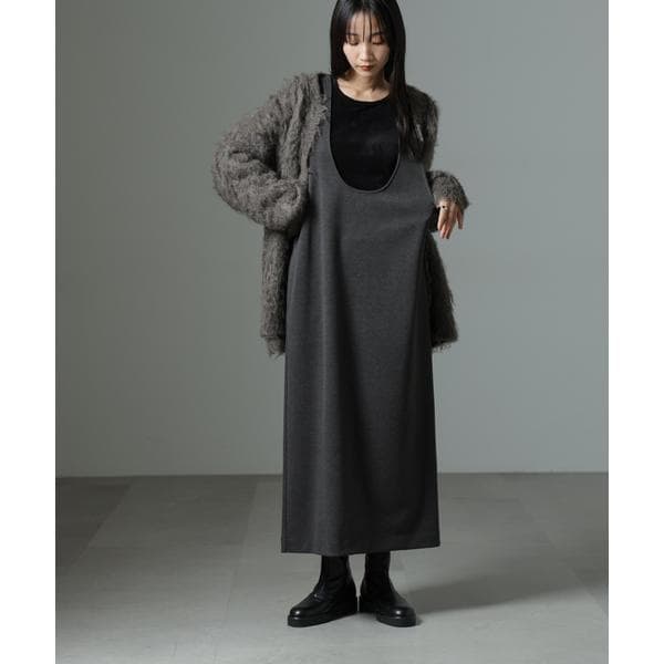 ノーカラージャケット×テーパードパンツセットアップ | ナノ