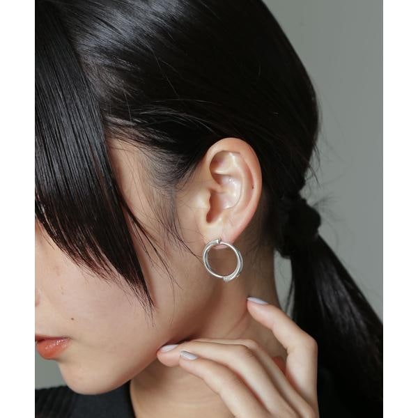 [�}���C]PHILIPPE AUDIBERT�^Linton earrings �V���o�[/�i�m���j�o�[�X�iNANO universe�j �V���o�[