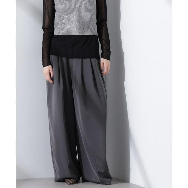 ダルサテンカーブタックパンツ | ナノユニバース(NANO universe
