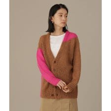 NOMA t.d.／Hand Knitted Mohair Cardigan