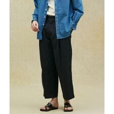 LB.02／バックシンチ付きワンタックワークパンツ