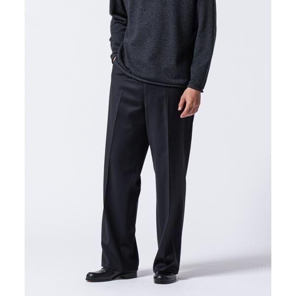ASSEMBLANC｣シルクブレンドクリースワイドトラウザー | ナノユニバース