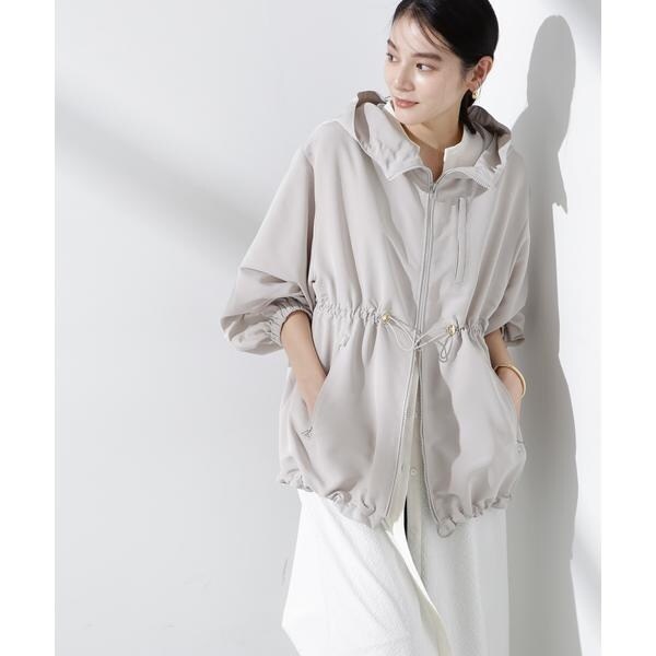 撥水グログランフードブルゾン | ナノユニバース(NANO universe