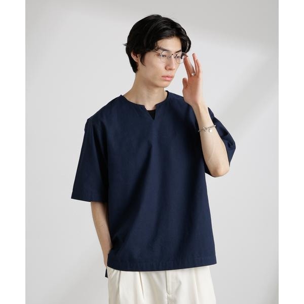 NANO universe｜切り替えパターンTシャツ 半袖(セットアップ可