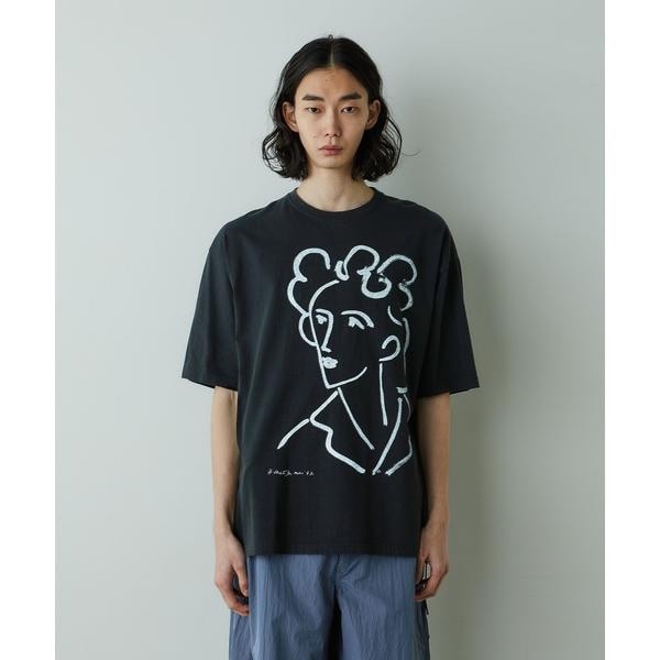 「HOTEL PALACE」オテルパラス アンリマティス アートグラフィックTシャツA HOTEL PALACE｣オテルパラス アンリマティス アートグラフィックT