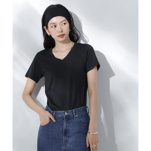 Anti Soaked(R) 汗染み防止 VネックTシャツ Anti Soaked (R) 汗染み 防止 Vネック Tシャツ