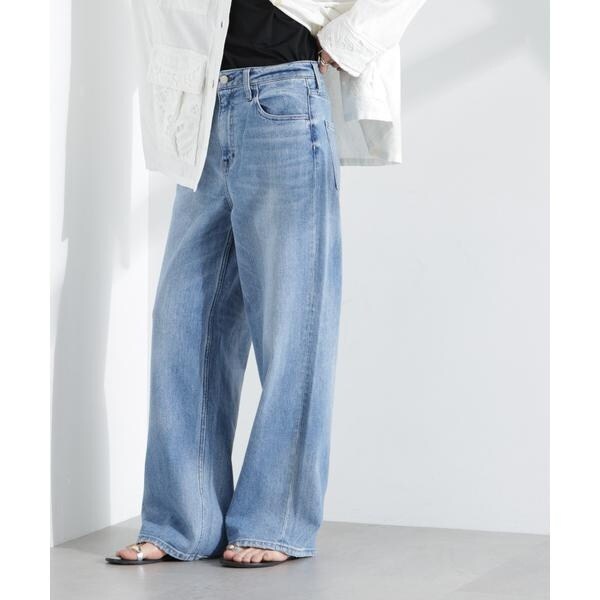 Healthy DENIM/Pink Pepper ワイドストレートデニム | ナノユニバース Healthy DENIM/Pink Pepper ワイドストレートデニム | ナノユニバース