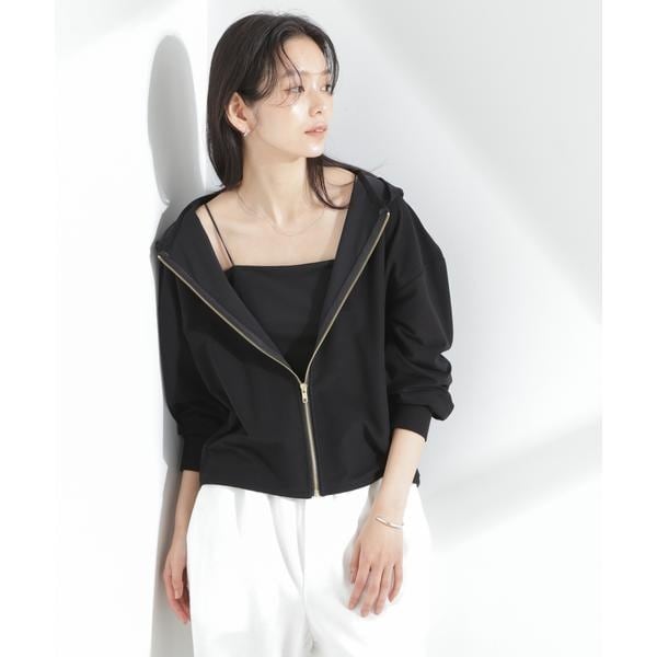 Spick&Span ロゴ裏毛ジップパーカー Spick & Span（スピックアンドスパン）の「ロゴ裏毛ジップ