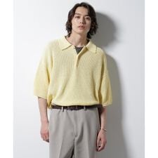 ナノユニバース(NANO universe)のミックスメランジニットポロ