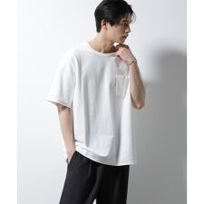 「MC」coveross(R)ツイル調 冷感プレーティング天竺 ポケットTシャツ