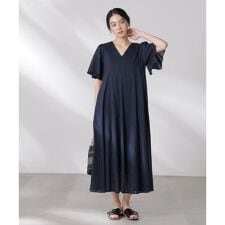 made in india コットンフレアワンピース