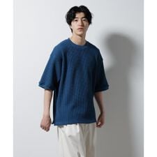 オニワッフルビッグTシャツ 五分袖