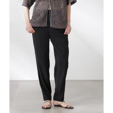 ダブルクロスゴムベルトテーパードパンツ (セットアップ可)