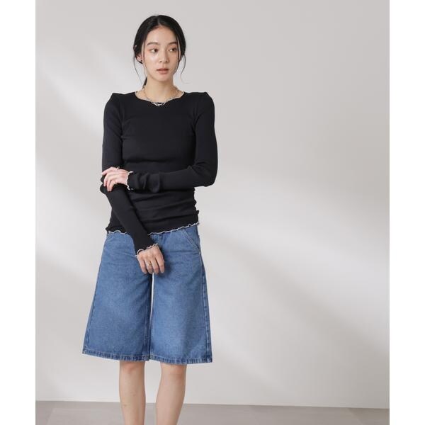 OperaSPORT／DANIELLE DENIM SHORTS | ナノユニバース(NANO universe