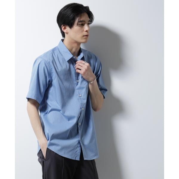 ｢ICE FLOW LINEN｣レギュラーカラーシャツ 半袖