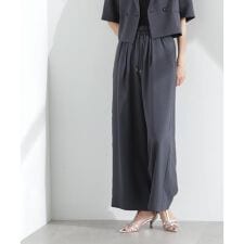 メランジドライ イージーワイドパンツ(セットアップ可)
