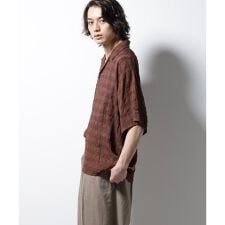 シースルーチェックシャツ