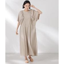 前後2wayボリュームギャザーワンピース