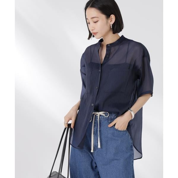 JOURNAL STANDARD｜シャンブレークロップドスタンドプルオーバー