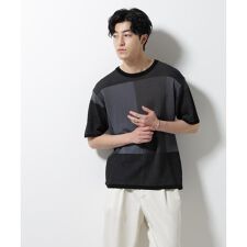 ブロックチェックニットTシャツ 半袖 | ナノユニバース(NANO universe)