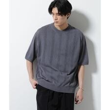 アイレットニット 半袖 | ナノユニバース