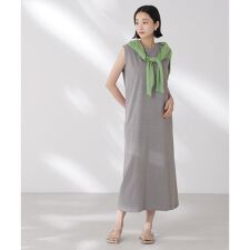 ボーダーノースリーブワンピース