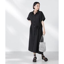 ナノユニバース(NANO universe)のサッカードルマンスリーブシャツワンピース