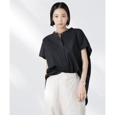 バックギャザーノースリーブブラウス