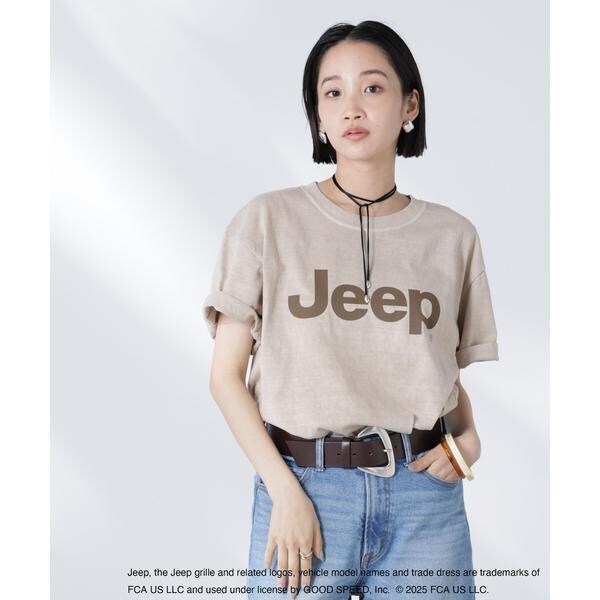 GOOD ROCK SPEED JEEP Tシャツ　ベージュ GOOD ROCK SPEED / Jeep Tシャツ ベージュ