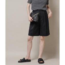 ワンタックショートパンツ(セットアップ可)