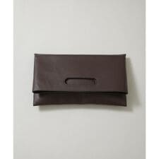 WEB限定／シンセティックレザー2WAYクラッチバッグ