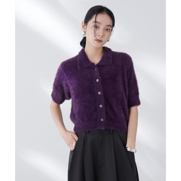 MAISON EUREKA◆20AW/Compressed volume sweater/ニット・セーター(厚手)/S/ウール/ORN/266 MAISON EUREKA/メゾン・エウレカ】COMPRESSED VOLUME SWEATER