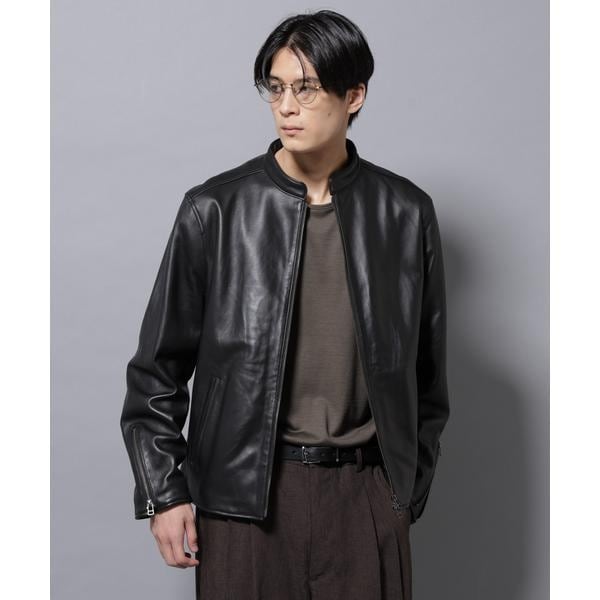 nano&co ナノユニバース シープレザー ジャケット NANO UNIVERSEシープレザー ジャケット シングルライダース