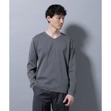 アンチスメルVネックTシャツ 長袖
