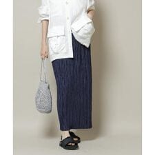 ランダムプリーツカットナロースカート(セットアップ可)
