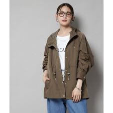 撥水加工フードブルゾン