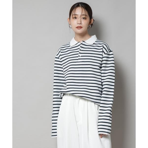 ポロ ラルフ ローレン POLO RALPH LAUREN ストライプド コットン ドビー トップス （101ナチュラル） ポロ ラルフ ローレン POLO RALPH LAUREN ストライプド コットン
