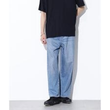 AUTHENコラボ SILKNIZED DENIM ワイドレッグ(セットアップ可)