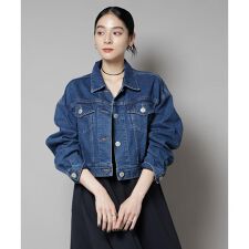 SOMETHING／BIG DETAIL DENIM JACKET