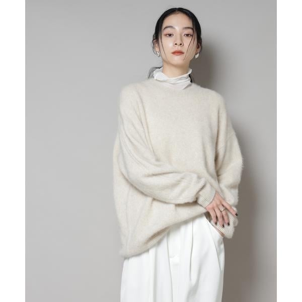 ▼完売✨24aw✨ジャーナルスタンダード アルパカミックスファー襟付プルオーバー アルパカミックスファー襟付きプルオーバー | ジャーナル