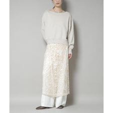ナノユニバース(NANO universe)のSara mallika／TULLETAPEEMBROIDERY WRAP SKIRT