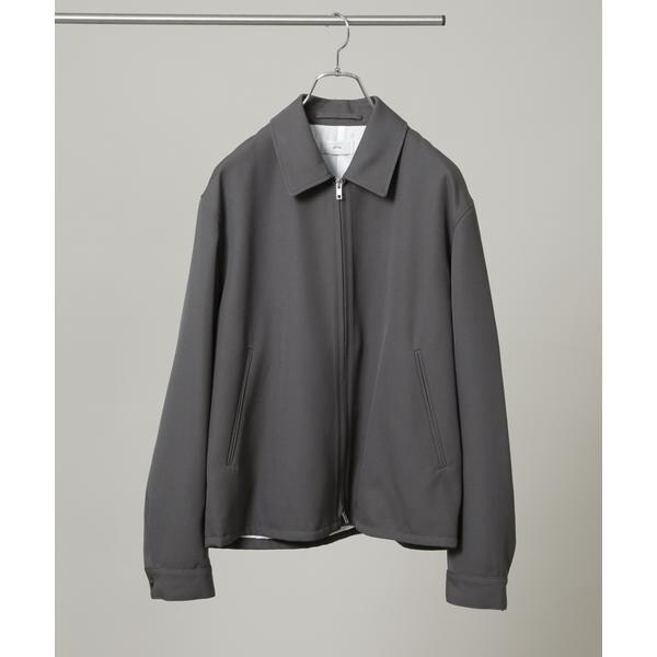 CROPPED FAUX LEATHER ブルゾン