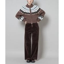 ナノユニバース(NANO universe)のコーデュロイワイドパンツ