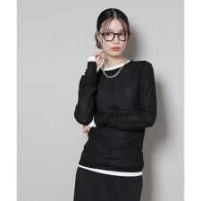 前後2wayシアーフライスカットトップス