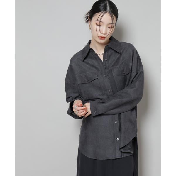 新品未使用　「星玲奈×NANO universe」タックスリーブバルーンブラウス 星玲奈 × NANO universe 」タック スリーブ バルーン ブラウス