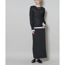 ナノユニバース(NANO universe)のスーツライクIラインロングスカート