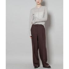 ワンタックセンタープレスストレートパンツ(セットアップ可)